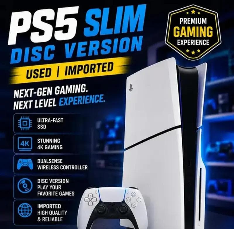 PlayStation 5 Slim Disc Edition 1TB exact unit photo 1